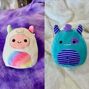 Squishmallows gabby yeti + morti Martian 5”